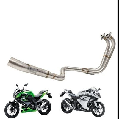 Kawasaki Ninja 300 / Z300 — Header Inlet 51 mm · Silver