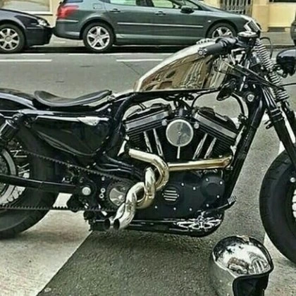 Sportster — Twisted Pipe · Silver — foto 3