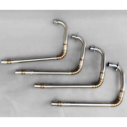 Kawasaki W175 — Header Standard / Racing · Silver