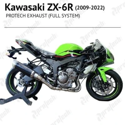 Kawasaki ZX-6R — SC-1 Full System · Black