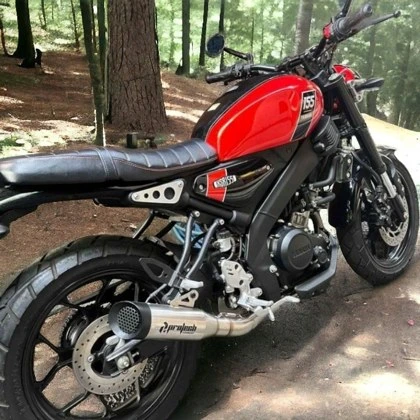 Yamaha XSR155 — Jap Short · Silver — foto 3