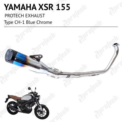 Yamaha XSR155 — CH-1 · Blue Chrome