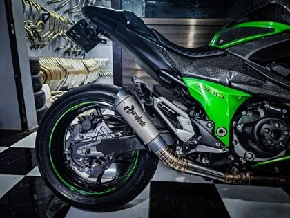 Kawasaki Z800 — Mid-pipe 3/4 Inlet 51 mm · Silver — foto 3