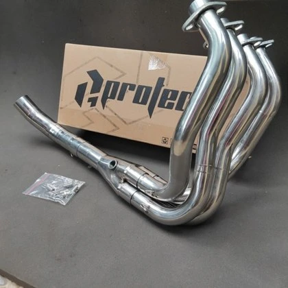 Kawasaki Z900 — Header Stainless · Silver — foto 2