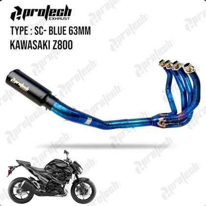 Kawasaki Z800 — SC-1 Inlet 63 mm · Blue — foto 2