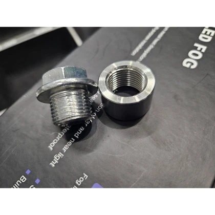 Sensor & Adaptor — Bung + Plug Sensor O2 — Satu Set · Stainless