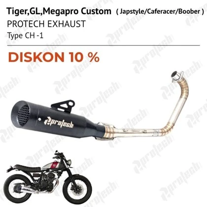 Honda GL / Tiger / Megapro — CH-1 · Black — foto 2