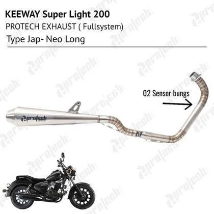 Keeway Superlight 200 — Jap Neo Long · Silver