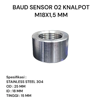 Sensor & Adaptor — Bung Sensor O2 M18 × 1.5 · Stainless — foto 4