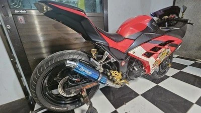 Kawasaki Ninja 300 / Z300 — Full System Blue · Blue