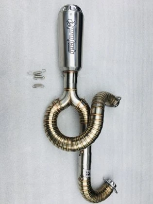 Sportster — Scrambler Snail Pipe · Silver — foto 3