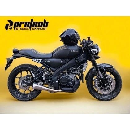 Yamaha XSR155 — Jap Neo Underbelly Short · Silver — foto 4