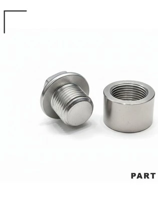 Sensor & Adaptor — Bung + Plug Sensor O2 · Stainless — foto 2