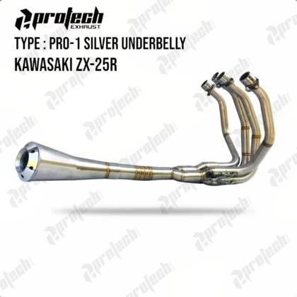 Kawasaki ZX-25R — PRO1 Underbelly · Silver — foto 3