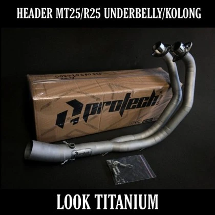 Yamaha MT25 / R25 — Header Underbelly · Sandblast