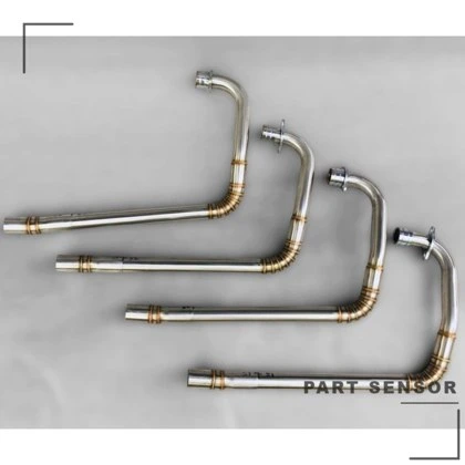 Kawasaki W175 — Header Standard / Racing · Silver — foto 2