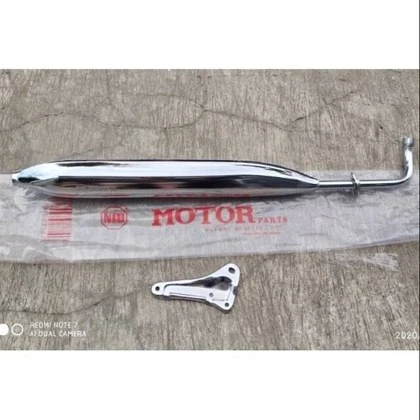 Honda Cub — Exhaust Classic · Silver