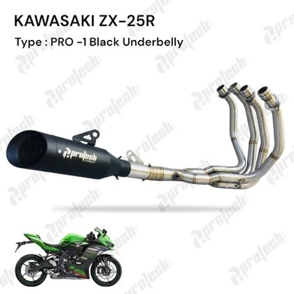 Kawasaki ZX-25R — PRO1 Long Underbelly · Black