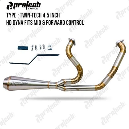 Dyna — Twin Tech 4.5 — Forward Control · Silver