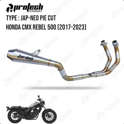 Honda Rebel — Jap Neo — Pie-cut · Silver