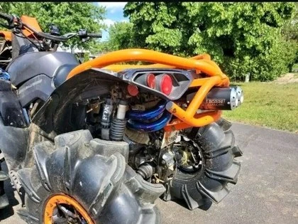 Can-Am Renegade 1000 — Dual Slip-on · Blue