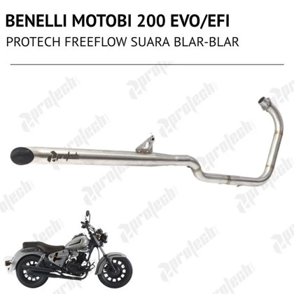 Benelli Motobi 200 Evo — Freeflow · Silver