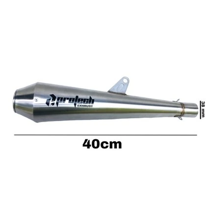 Silencer Universal — Jap Neo 38 mm · Panjang 40 cm · Silver
