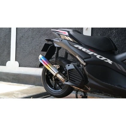 Yamaha Aerox — Smoke Muffler · Black