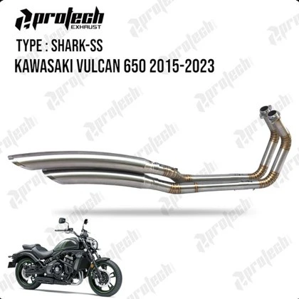 Kawasaki Vulcan 650 — Shark SS · Silver